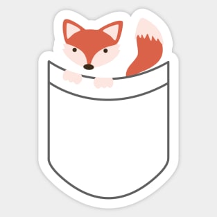 Pocket Fox Sticker